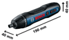 BOSCH GO 2 WKRĘTAK AKU 3,6V + BITY + WALIZKA