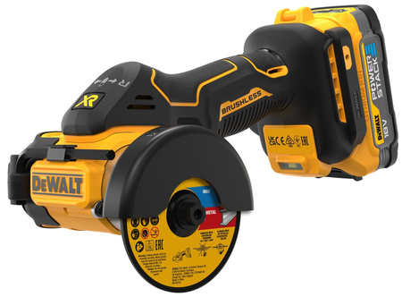 DeWALT DCS438E2T PRZECINARKA 18V XR 76mm + 2x1,7Ah