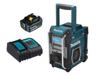 MAKITA MR003G RADIO AM/FM DAB+ XGT + 5AH + ŁADOWARKA
