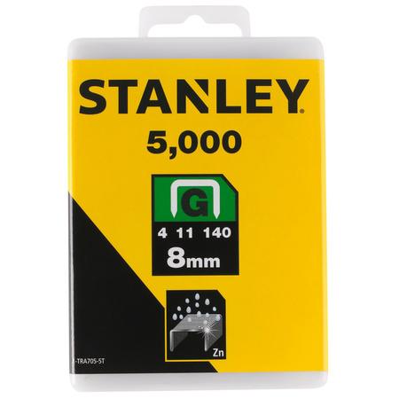 STANLEY 1-TRA705-5T 8MM ZSZYWKA TYPU G 4/11/140 5000 szt