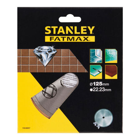 STANLEY STA38007 DIAMENTOWA DO PŁYTEK 125 X 22.2MM