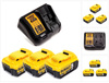 DeWALT DCB115P3 3xAKUMULATOR 5,0Ah + ŁADOWARKA 18V