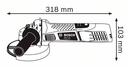 BOSCH GWS 7-125 SZLIFIERKA KĄTOWA 125mm 720W