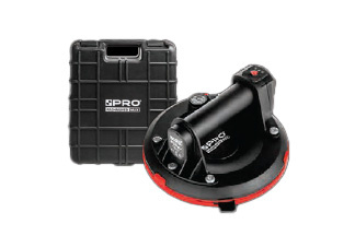 PRO PR004 UCHWYT AKUMULATOROWY PRZYSSAWKA PRÓŻNIOWA MANOMETR 140KG