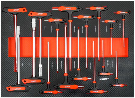 VERKE V33113 SZAFKA NARZĘDZIOWA 12 SZUFLAD+ 293 NARZĘDZI
