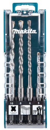 MAKITA D-74136 ZESTAW WIERTEŁ T.C.T SDS-PLUS 4 szt