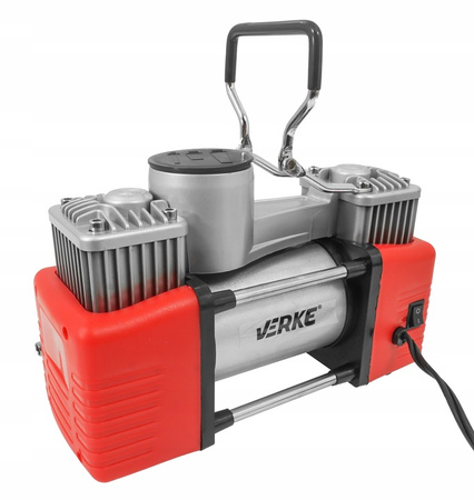 VERKE V81159 KOMPRESOR SAMOCHODOWY SPRĘŻARKA POMPKA DO KÓŁ SAMOCHODU 12V NA ZAPALNICZKĘ