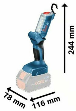 BOSCH GLI 18V-300 AKUMULATOROWA LAMPA 18V - 6xLED