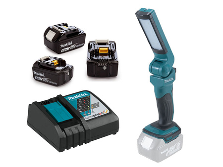 MAKITA DML801 LATARKA AKUMULATOROWA 14,4V/18V + AKUMULATOR 5Ah + ŁADOWARKA RC