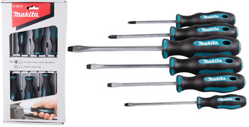 MAKITA E-10512 6-CZĘŚCIOWY ZESTAW WKRĘTAKÓW SL/PZ