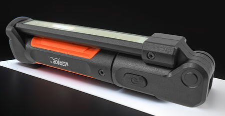 VERKE V87515 LAMPKA WARSZTATOWA ROBOCZA LED COB LATARKA AKUMULATOROWA Z MAGNESEM HAK USB