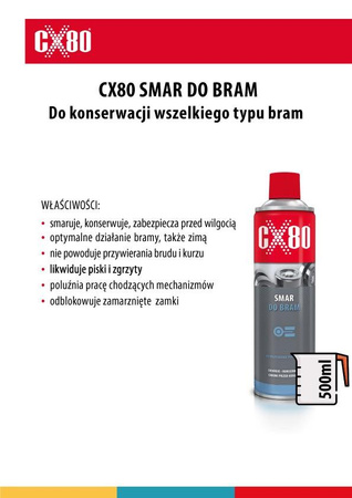 CX80 SMAR DO BRAM 500ML
