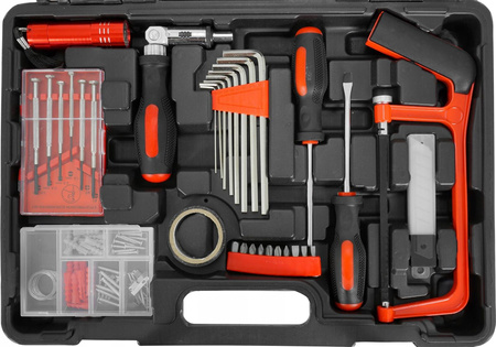 NOTIG N4800 ZESTAW NARZĘDZI KLUCZY 110 EL. WALIZKA