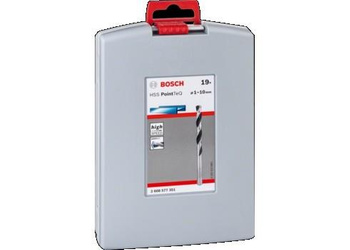 BOSCH ZESTAW WIERTEŁ HSS POINTEQ 1-10mm 19 SZTUK