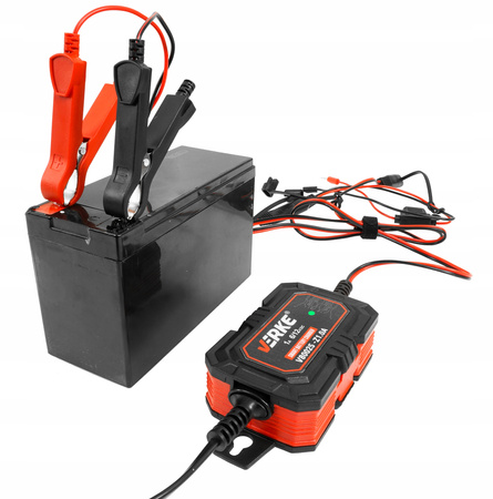 VERKE V80025 PROSTOWNIK ŁADOWARKA AKUMULATORA 6V 12V 1A
