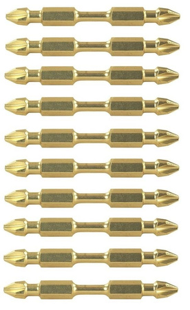 MAKITA B-52928 ZESTAW BITÓW IMPACT GOLD 10pc PZ2