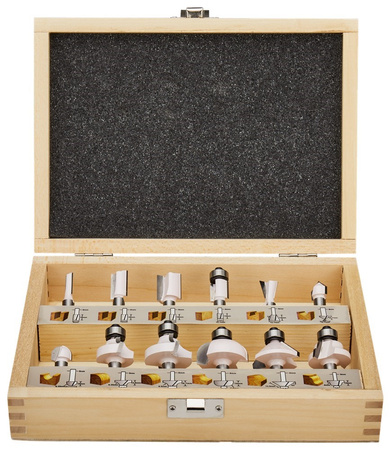 MAKITA D-53556 TRZPIEŃ 8 MM - 12SZT ZESTAW FREZÓW