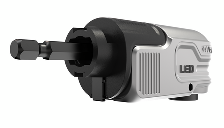 DeWALT DTLRA UDAROWA GŁOWICA KĄTOWA 90° Z DIODĄ LED – ADAPTER 1/4" DO WKRĘTAREK I ZAKRĘTAREK