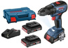 BOSCH GSR 18V-50 Wiertarko - Wkrętarka BEZSZCZOTKOWA 18V 3x2Ah