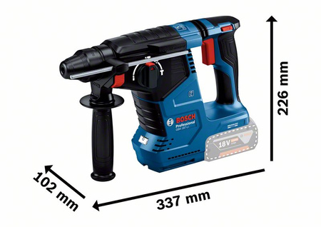 BOSCH GBH 187-Li MŁOTOWIERTARKA 18V 2,4J + 2x5,0Ah