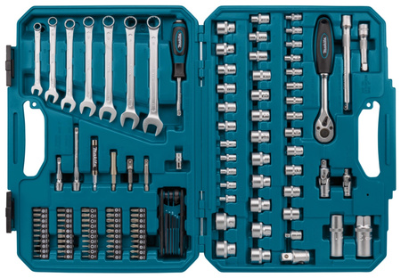 MAKITA E-06616 ZESTAW NARZĘDZI RĘCZNYCH 120 szt
