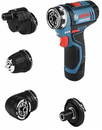 BOSCH GSR 12V-15 FC WKRĘTARKA 5w1 2x2,0Ah +WALIZKA