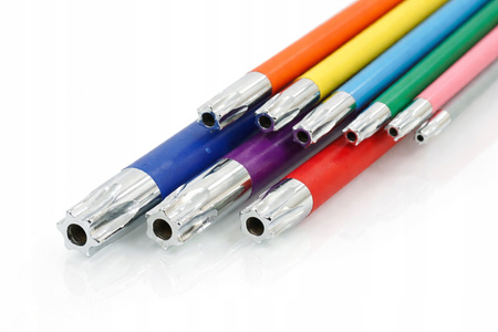 VERKE V35501 KLUCZE IMBUSOWE ZESTAW IMBUSY T10-50 TORX 9 sztuk