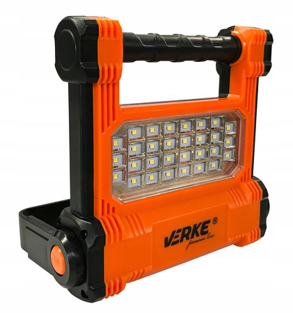 VERKE 2x LAMPA HALOGEN AKU 10W 30 LED SMD + STATYW