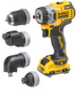 DeWALT DCD703L2T WKRĘTARKA GŁOWICE 4w1 12V + 2x3,0Ah