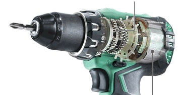 HiKOKI DV18DBSL WKRĘTARKA UDAR 18V 2x5,0Ah WALIZKA