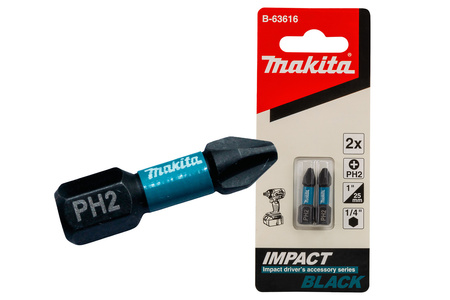 MAKITA B-63616 KOŃCÓWKA WKRĘTAKOWA PH2-25MM 2SZT IMPACT
