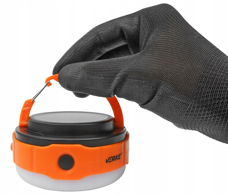 VERKE V87550 LAMPKA SOLARNA WARSZTATOWA AKUMULATOROWA LED LATARKA KEMPINGOWA TURYSTYCZNA