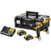 DeWALT DCK2110C2T 12V ZESTAW WKRĘTARKA DCD701 + ZAKRĘTARKA DCF801