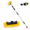 VERKE V08211 SZCZOTKA TELESKOPOWA MYCIA AUTA SAMOCHODU PANELI FOTOWOLTAICZNYCH + ZAWÓR