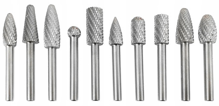 VERKE V05041 FREZY TRZPIENIOWE DO METALU HSS 10el