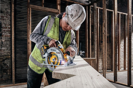 DeWALT DCS573H2T PILARKA TARCZOWA 18V 190mm + 2x 5Ah KUFER