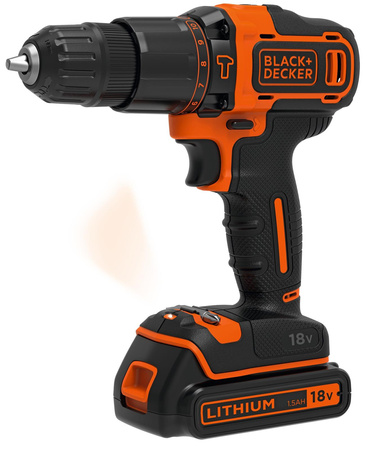 BLACK DECKER BDCHD18K1B2 WKRĘTARKA 18V + 2x2,0Ah