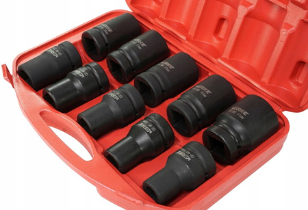 VERKE V39465 ZESTAW NASADEK UDAROWYCH 1" 17-41 MM