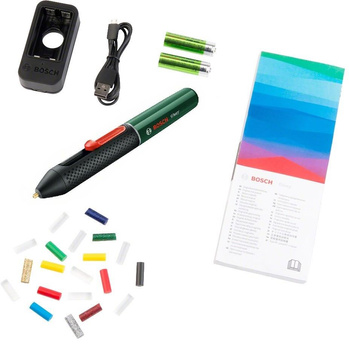 BOSCH GLUEY AKUMULATOROWY PISTOLET DO KLEJU ZESTAW NA PREZENT