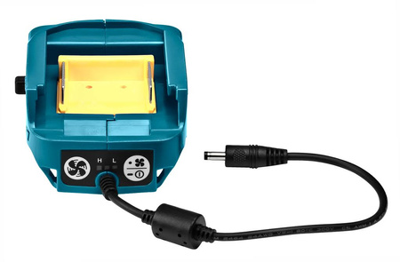 MAKITA 198634-2 ADAPTER AKUMULATORA DO ZASILANIA KURTKI WENTYLOWANEJ 18V LXT Z USB