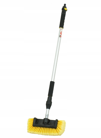 VERKE V08211 SZCZOTKA TELESKOPOWA MYCIA AUTA SAMOCHODU PANELI FOTOWOLTAICZNYCH + ZAWÓR