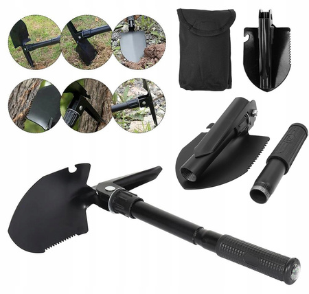 VERKE V86627 SAPERKA WOJSKOWA SKŁADANA, ŁOPATA, ŁOPATKA KEMPINGOWA