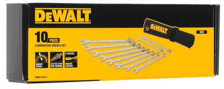 DeWALT DWMT19227 KLUCZE PŁASKO-OCZKOWE 10-19 mm