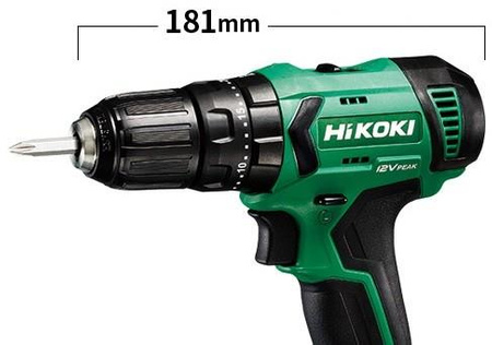 HiKOKI DV12DA AKU. WKRĘTARKA 12V UDAR + 2x2,5Ah