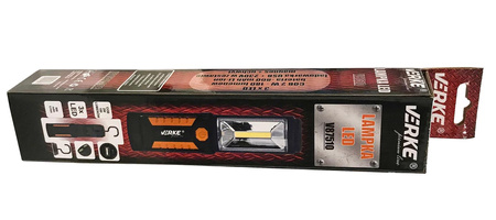 VERKE V87510 LATARKA WARSZTATOWA LAMPKA USB LED COB 87510