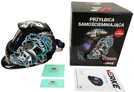 VERKE V75203 PRZYŁBICA MASKA SPAWALNICZA SAMOŚCIEMNIAJĄCA