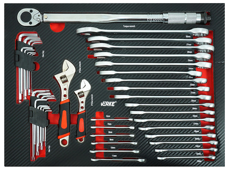 VERKE V33108 SZAFKA NARZĘDZIOWA 7 SZUFLAD+ 298 NARZĘDZI