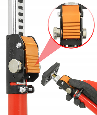 VERKE V86583 PODNOŚNIK PŁYT GIPSOWYCH GK TELESKOPOWY PODPORA SUFITOWA ROZPIERAK 160-290