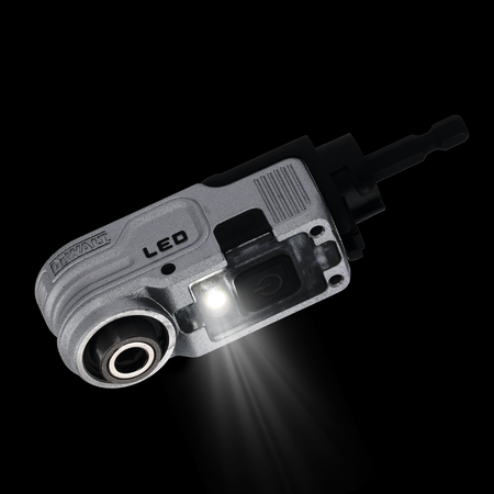 DeWALT DTLRA UDAROWA GŁOWICA KĄTOWA 90° Z DIODĄ LED – ADAPTER 1/4" DO WKRĘTAREK I ZAKRĘTAREK