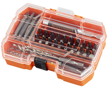 BLACK DECKER A7234 ZESTAW WIERTEŁ BITÓW 45 szt